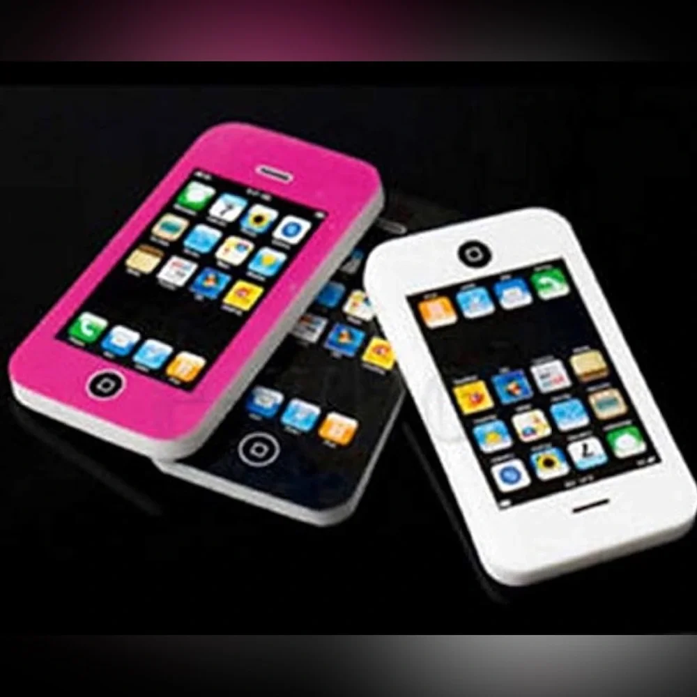 Black Smartphone (iPhone) Large 3.1” Eraser